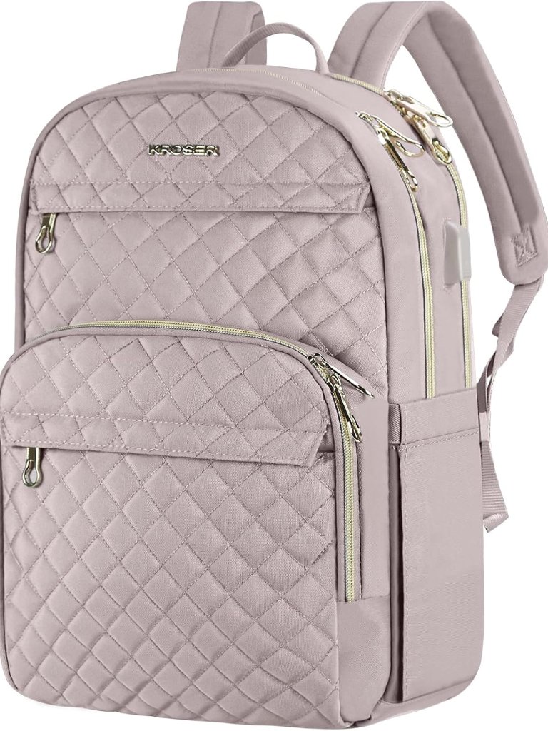 Laptop Backpack For Women 15.6 Inch Stylish Daypack With Usb Charging Port, Wate
